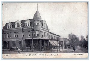 c1905 Summer White House Stores Oyster Bay Long Island New York NY Postcard 