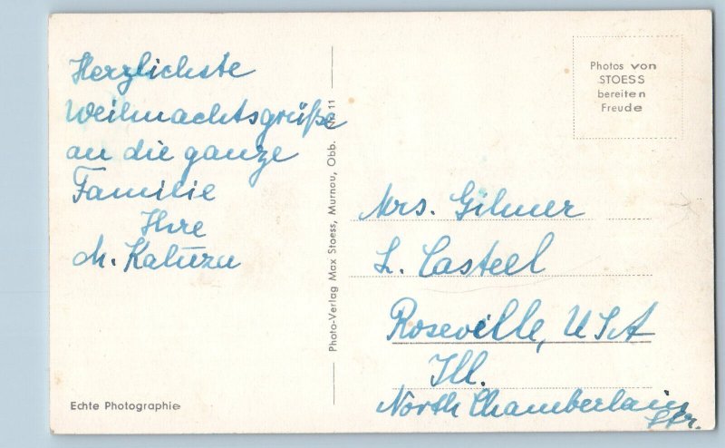 Murnau am Staffelsee Germany Postcard Ramsach Church 'l c1910 RPPC Photo