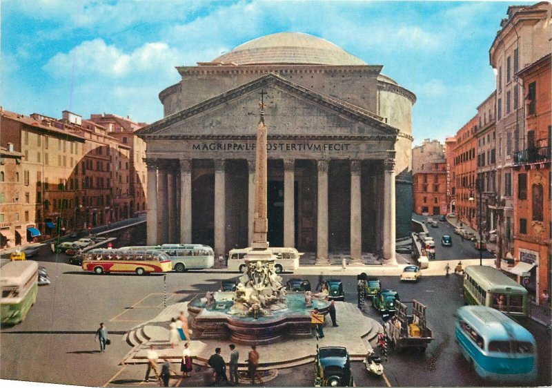 Italy Rome  The Pantheon Postcard