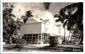 1940s President Truman's Little White House Key West FL Real Photo Postcard