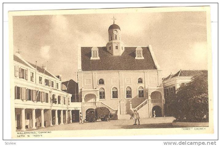 Willemstad , Curacao , Neth. W. Indies , 20-30s ; FORT Church