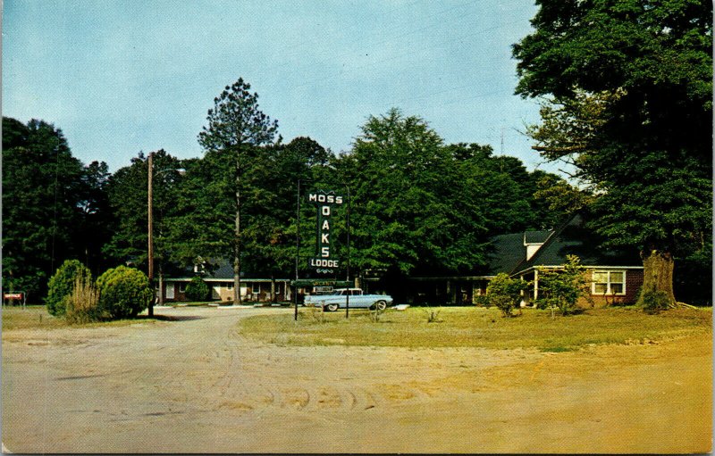 Vtg Moss Oaks Lodge Perry Georgia GA Roadside America Postcard