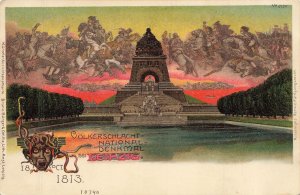 Battle Of Nations National Monument Leipzig Germany~1900s Real Photo POSTCARD