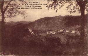 CPA Gorges de la DORE pres d'OLLIERGUES. La Vallette et la Chabasse (407993)