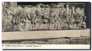 Italy - Italy - Italy - Rome - Rome - Roman Forum Anaglifa Trajana II - Old P...