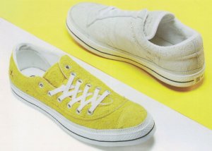Converse Loud Yellow 2010 Basketball Trainers Shoes Postcard