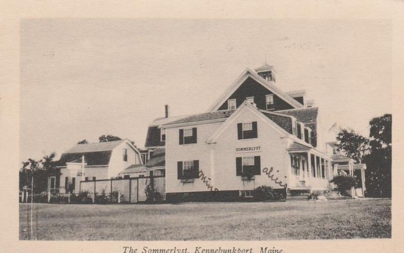 The Sommerlyst Hotel - Kennebunkport, Maine - pm 1937