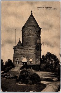 Cleveland Ohio, 1909, Garfield Monument, Historic Building, Vintage Postcard