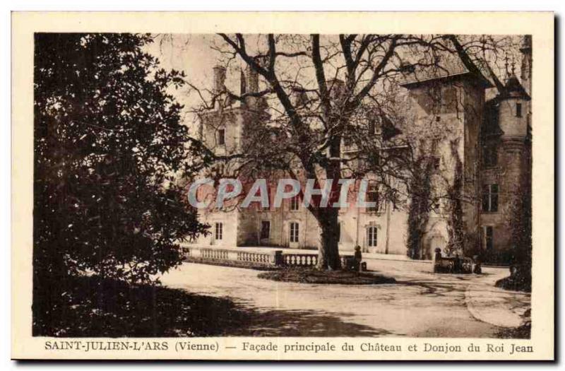 Saint Julien on & # 39ars Postcard Old Main Facade of the castle and dungeon ...