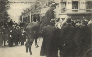 King Albert I of Belgium Accession to the Throne, Harangue of Mayor of Laeken