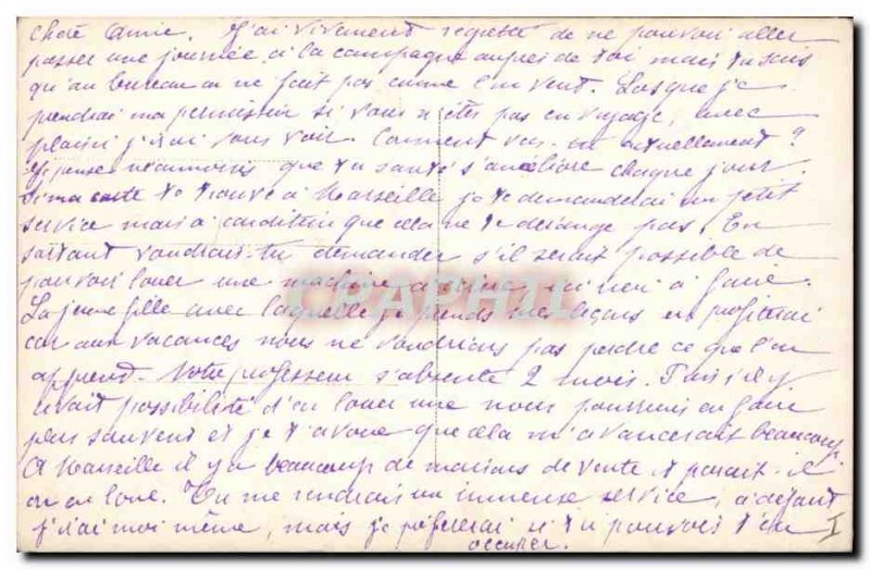 Old Postcard Fantaisie Fur