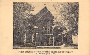 First Church of the United Brethren in Christ Non  Backing - Williamsport, Pe...