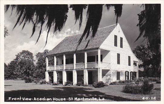 Louisiana St Martinsville Front View Acadian House Real Photo