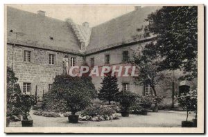 St. Odile- St Odilienberg-Odilienhof- Courtyard of Old Post Card couvnt