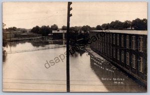 K47/ Eaton Rapids Michigan RPPC Postcard c1910 Horner Wollen Mills 205