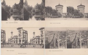 ITALY 344 Vintage STEREO Postcards pre-1940 (L5143)