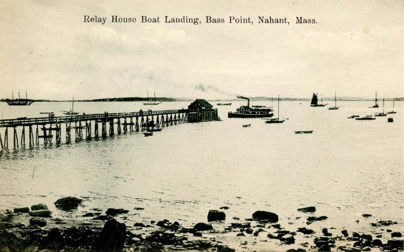 MA - Nahant. Bass Point. Relay House, Boat Landing