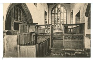 UK - England, Haddon Hall, Chapel Interior