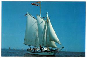 Maine Rockland Schooner Isaach Evans Captain Douglass Lee