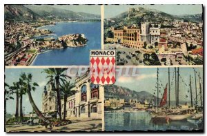 Old Postcard Remembrance of the Principality of Monaco Principality henerale ...