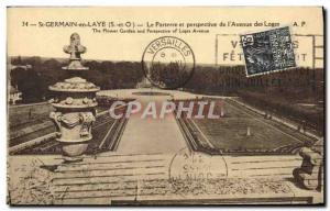 Postcard Old St Germain en Laye The parterre and Perspective of & # 39avenue ...