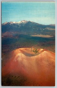 Vintage Arizona Postcard -  Sunset National Crater Memorial