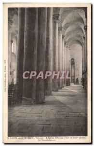 Postcard Old St savin on gartempe (come) The Abbatialc church (twelfth and th...