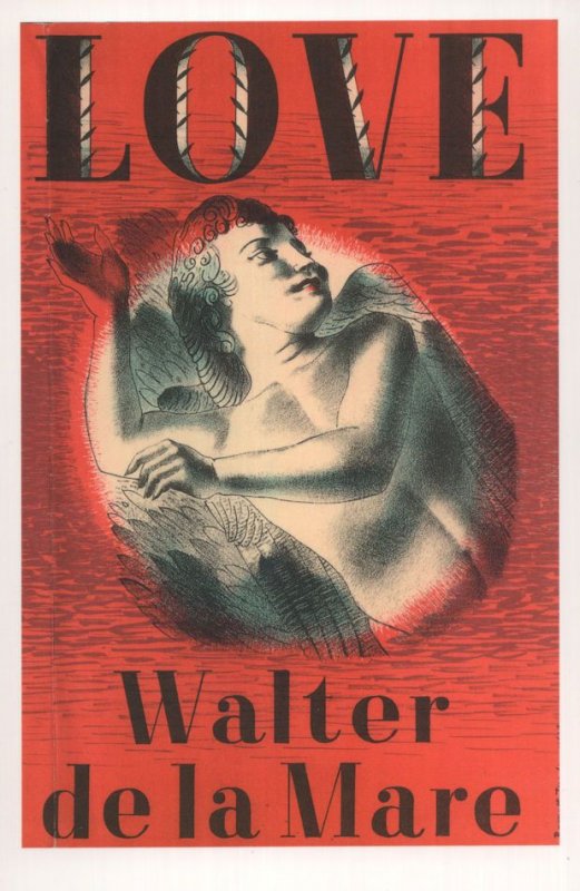 Love Walter De La Mare 1943 Book Postcard