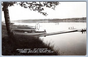 RPPC PARK RAPIDS MINNESOTA MAIN DOCK AT POTATO LODGE ON POTATO LAKE CANOES