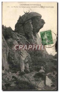 Old Postcard L & # 39Auvergne Picturesque The Rock Sphynx between Champeix an...