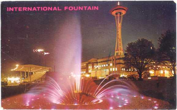 International Fountain at Seattle World's Fair 1962 Washington WA