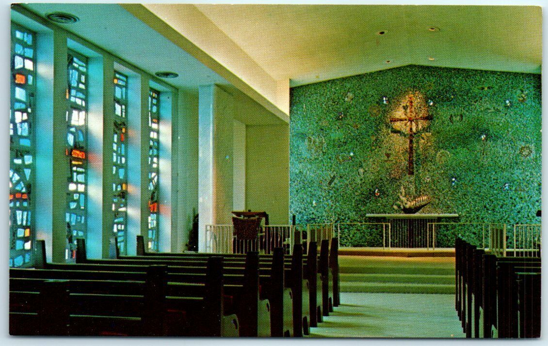Postcard Charles Wilbur Mead Memorial Chapel, First United Methodist