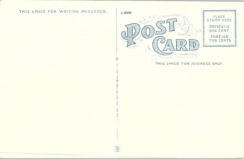 Postcard MONUMENT SCENE Saratoga Springs New York NY AI2709