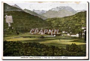 Old Postcard Argeles Mountain View d & # 39Azun