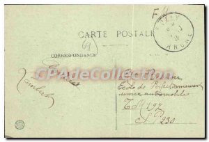 Postcard Old Bully Rhone Le Chateau frontage South West