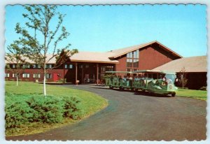 WAYMART, Pennsylvania PA  Salvation Army Camp LADORE LODGE Tram 4x6  Postcard