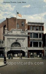 Olympia Theatre, Lynn, Mass, Massachusetts, USA 1916 close to perfect, postal...