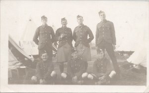48th Highlanders of Canada Canadian Forces Infantry Soldiers RPPC Postcard H60