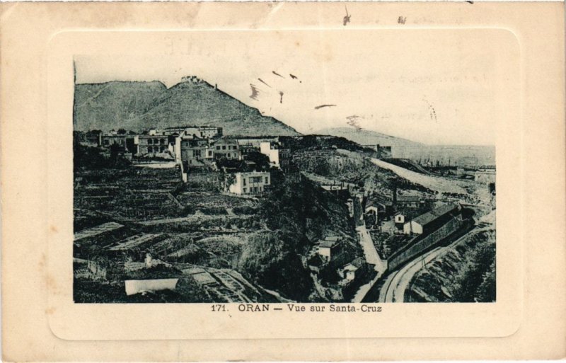 CPA AK ORAN Vue sur Santa-Cruz ALGERIE (1291709)