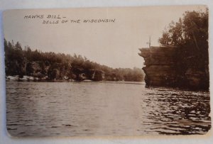 Hawks Bill - Dells of the Wisconsin postmark 1911
