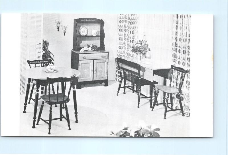 Postcard Ad Mid Century Modern Furniture Formica Dearborn Company