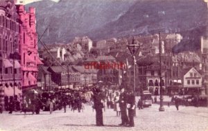 a view of MARKET STREET, BERGEN, NORWAY