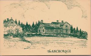 The Anchorage Hotel marked Toronto area ? Ontario ON Unused Vintage Postcard D42
