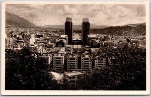 Caracas Venezuela Vista General Foto W. Haas RPPC Real Photo Posted Postcard