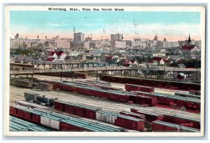 1923 From The North West Winnipeg Manitoba Canada Vintage Posted Postcard