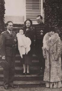 Soestdijk Royal Family Koning Leopold Bezoek Belgium Vintage Real Photo Postcard