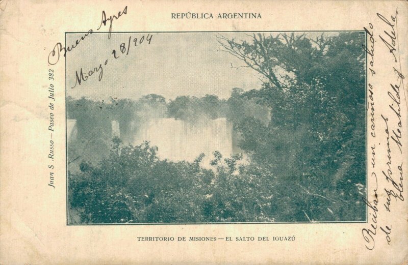 Argentina - Territorio De Misiones El salto Del Iguazu 04.50