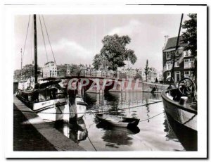 Modern Postcard View Amsterdam Amstel and Keizers gracht