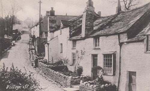 St Saint Boscastle Cornwall Devon Old Antique Village Postcard Mint