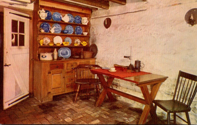 Pennsylvania Philadelphia Betsy Ross House The Basement Kitchen